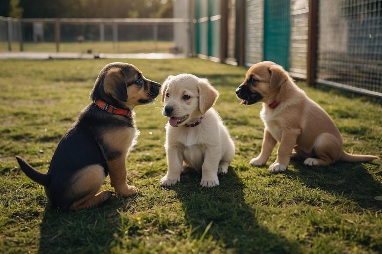 Best methods for socializing puppies with other dogs