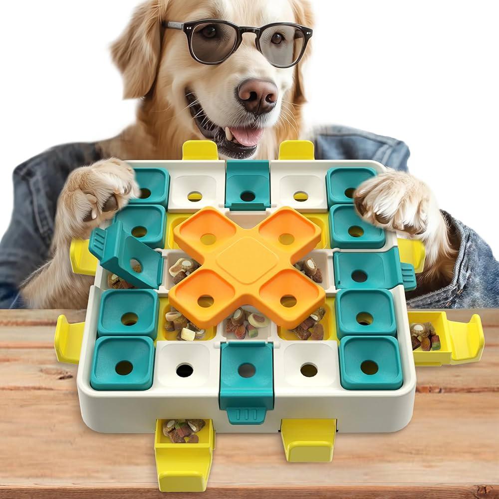 Exploring Brain-Boosting Games for Young Dogs